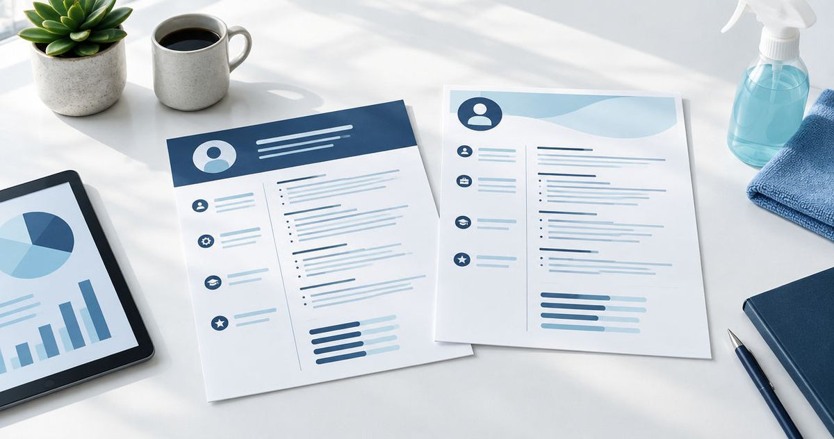 South African CV examples for cleaners