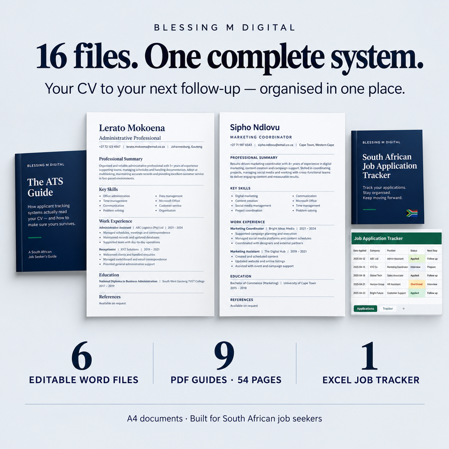 The South African CV & Job-Search System